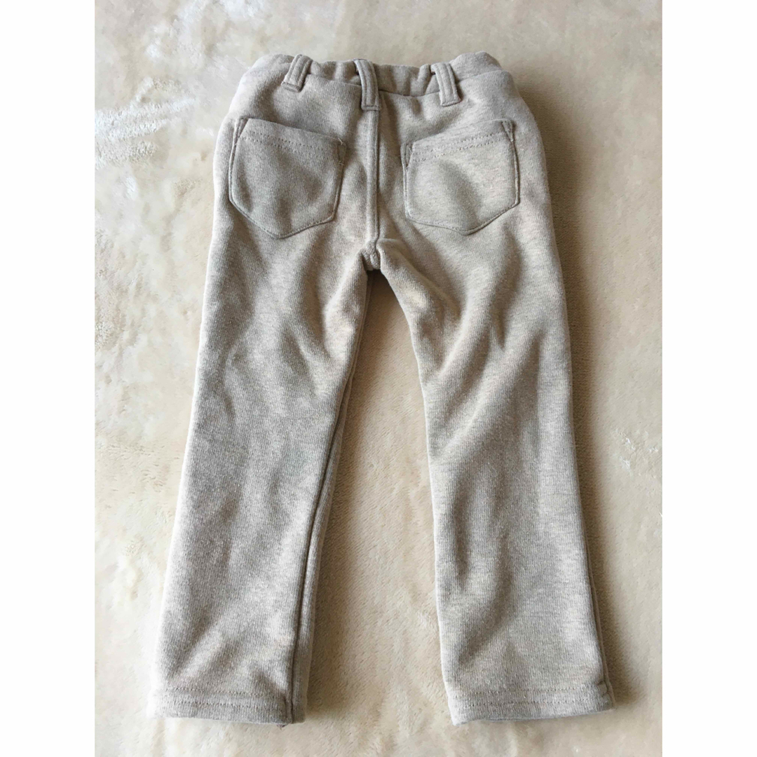 Youpi!(ユッピー)のベージュ　パンツ　95 ボトムス　裏起毛　温かい厚手ズボン　美品 キッズ/ベビー/マタニティのキッズ服女の子用(90cm~)(パンツ/スパッツ)の商品写真