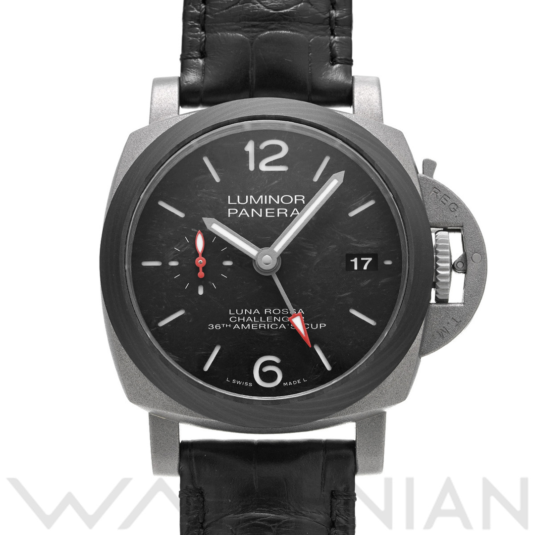 パネライ PANERAI PAM01096 W番(2020年製造) ブラック メンズ 腕時計時計