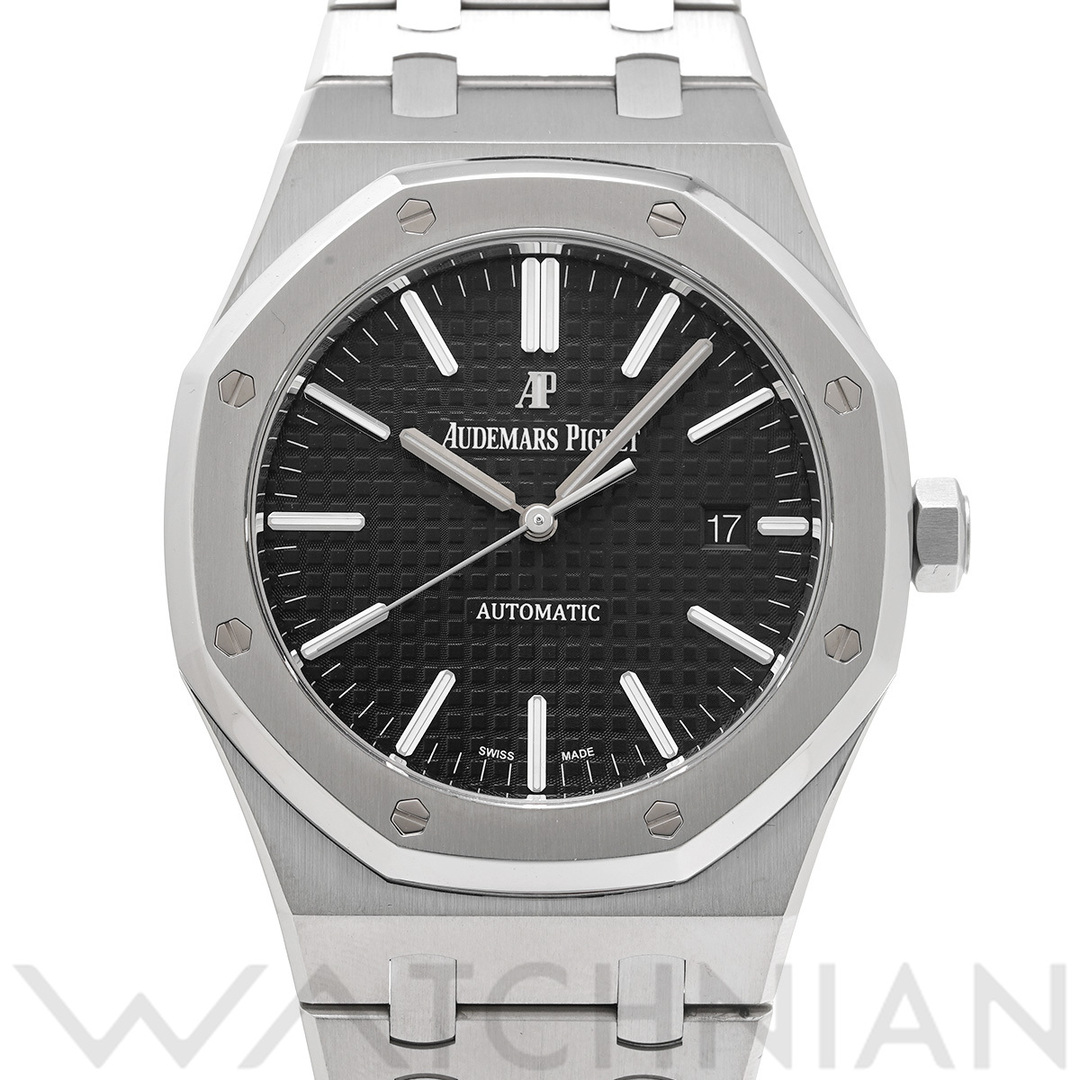 AUDEMARS PIGUET(オーデマピゲ)の中古 オーデマ ピゲ AUDEMARS PIGUET 15400ST.OO.1220ST.01 ブラック メンズ 腕時計 メンズの時計(腕時計(アナログ))の商品写真