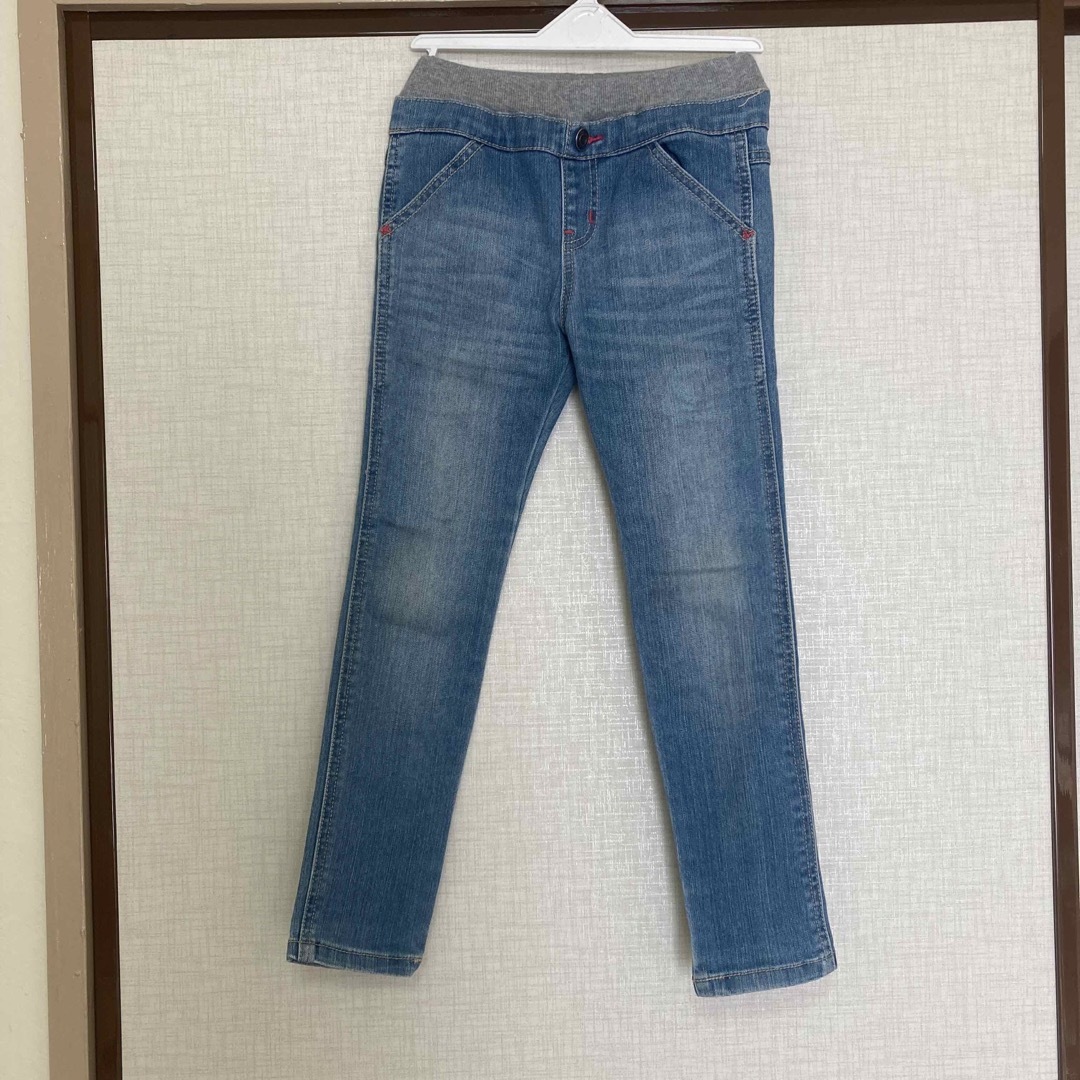 デニムのアウターとズボンのセット　130cm キッズ/ベビー/マタニティのキッズ服男の子用(90cm~)(ジャケット/上着)の商品写真