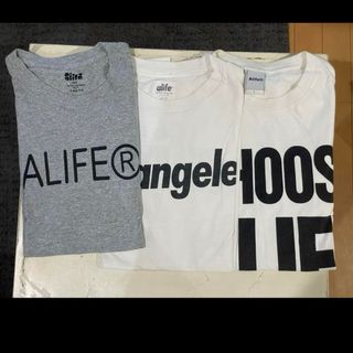 エーライフ(ALIFE)のALIFE tシャツ 3妹 セット サイズ LARGE TEE SHIRT(Tシャツ/カットソー(半袖/袖なし))