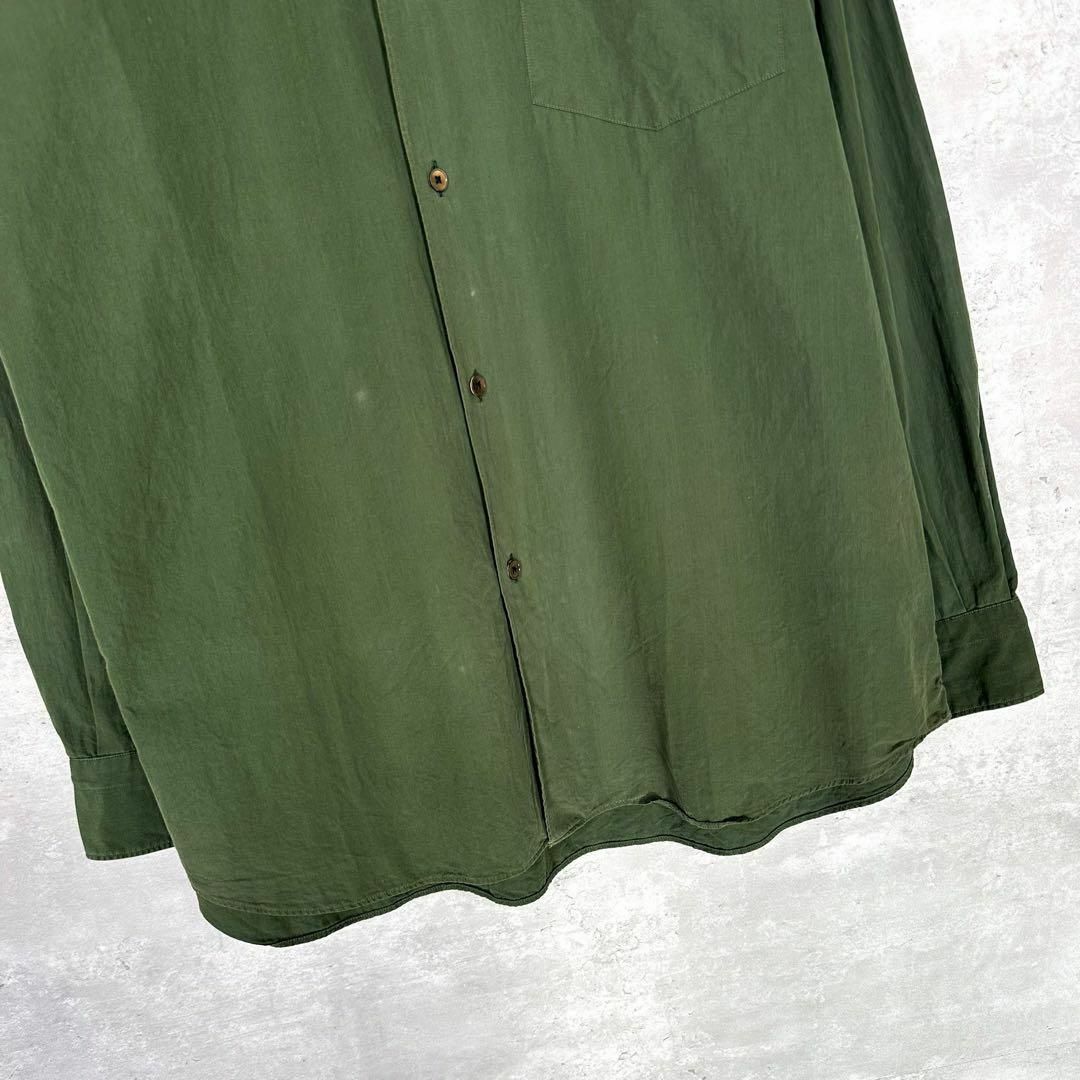 COMOLI(コモリ)の『COMOLI』 コモリ (2) レギュラーカラーシャツ / グリーン メンズのトップス(シャツ)の商品写真