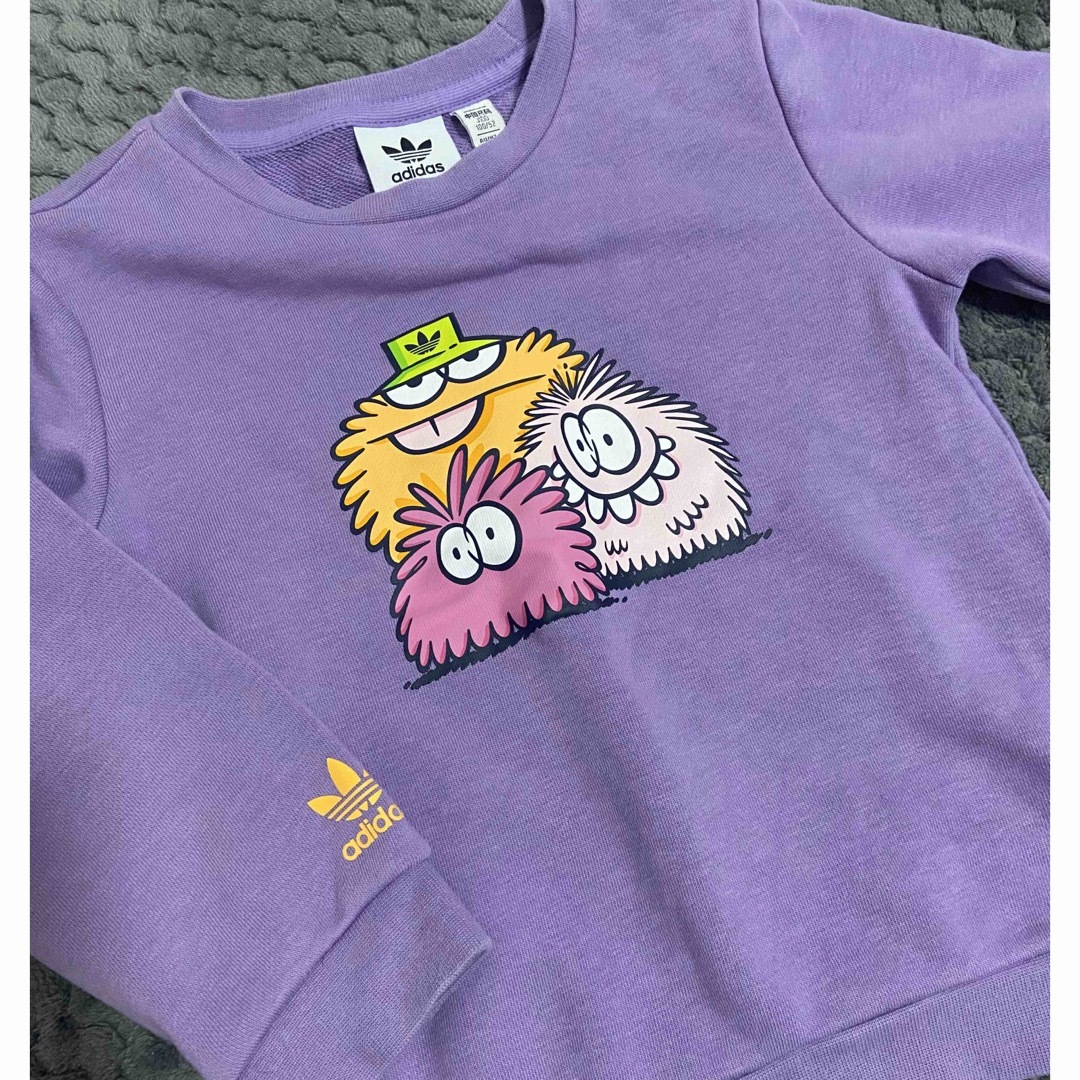 adidas(アディダス)のadidasトレーナー キッズ/ベビー/マタニティのキッズ服男の子用(90cm~)(Tシャツ/カットソー)の商品写真