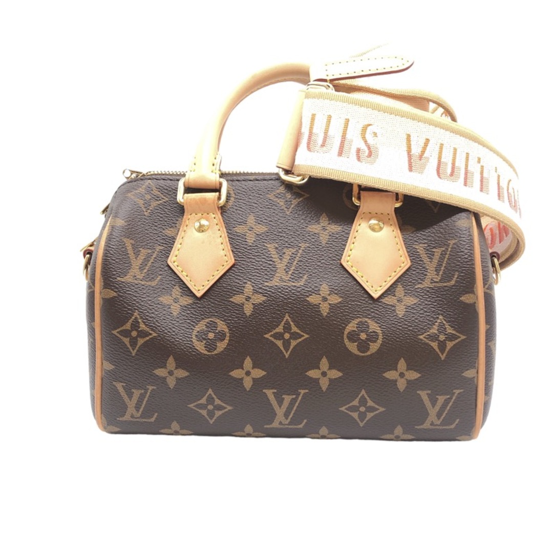 ファスナー内側ルイ・ヴィトン LOUIS VUITTON スピーディ・バンドリエール20 M46234 ブラウン モノグラムキャンバス レディース ハンドバッグ