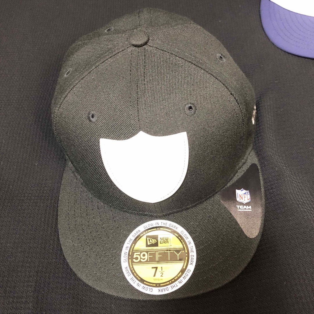 NEW ERA(ニューエラー)のニューエラ newera NFL raiders レイダース　キャップ　ブラック メンズの帽子(キャップ)の商品写真