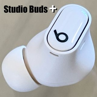 ビーツバイドクタードレ(Beats by Dr Dre)の国内正規品★美品★Beats Studio Buds + アイボリー左耳／i01(ヘッドフォン/イヤフォン)