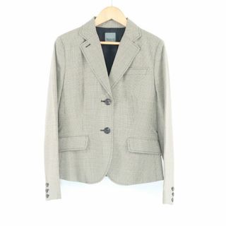 セオリー(theory)の美品 PREMISE FOR theory luxe セオリー ジャケット 38 S ウール 他 総裏 千鳥格子 レディース AM5393A34 (ロングコート)