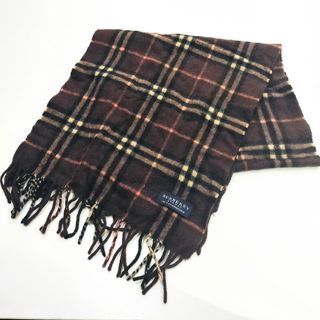 バーバリー(BURBERRY)のBURBERRY　バーバリー　チェック　マフラー　カシミア100%(マフラー/ショール)