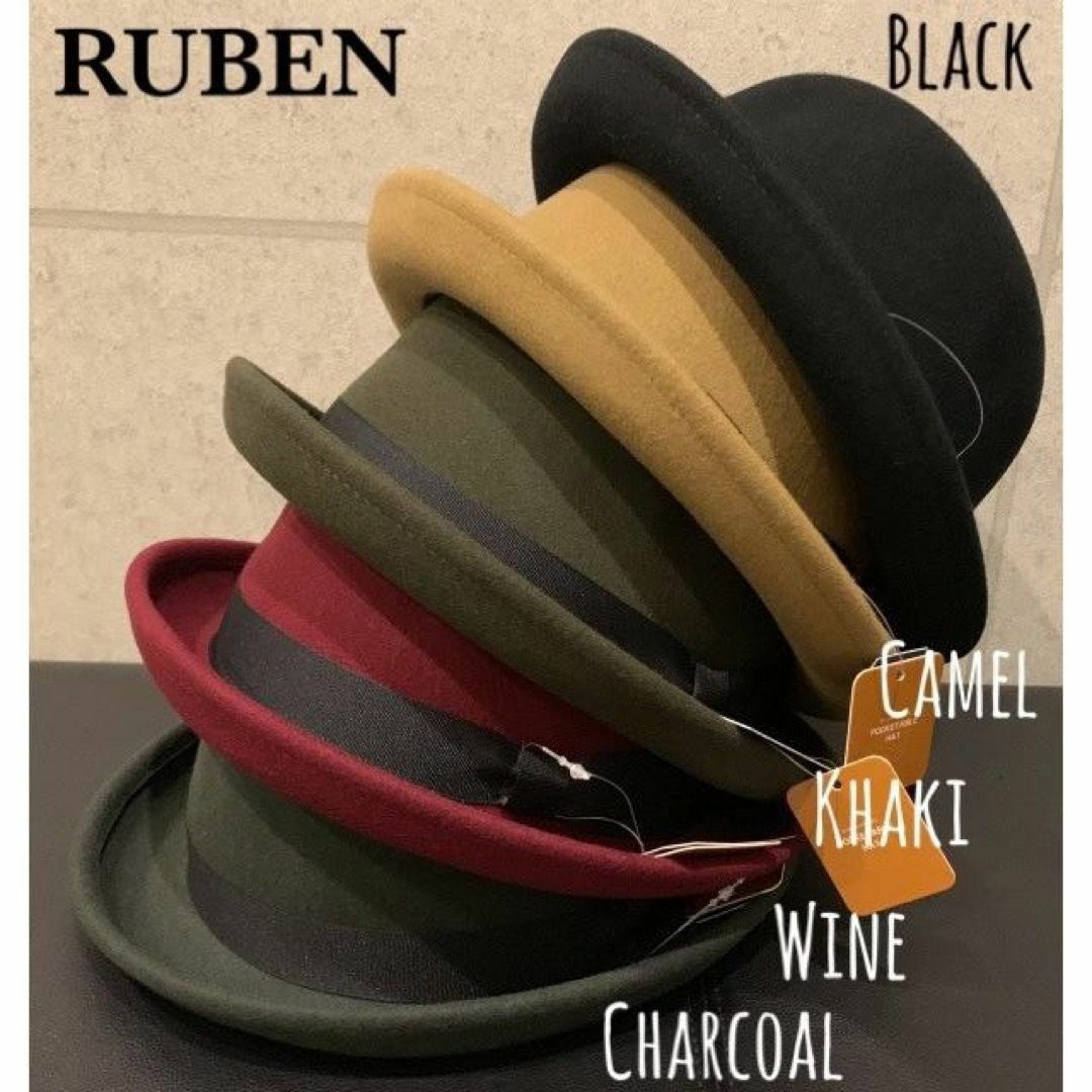 Ruben(ルーベン)の送料込 新品 ルーベン ポケッタブル フェルト ボーラーハット サイズ調整 KH レディースの帽子(ハット)の商品写真