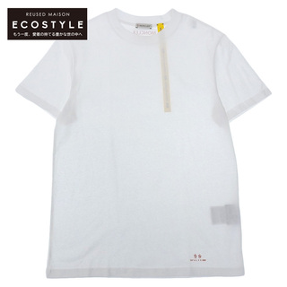 モンクレール(MONCLER)のモンクレール 新品同様 MAGLIA 半袖 Tシャツ トップス メンズ ホワイト S 20年製 S(Tシャツ/カットソー(半袖/袖なし))