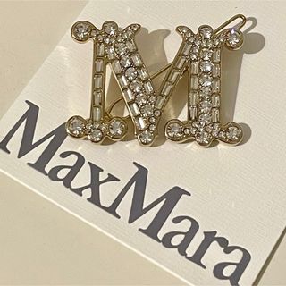 マックスマーラ(Max Mara)のMax mara クリスタル　ヘアピン　ポーチなし(ヘアピン)