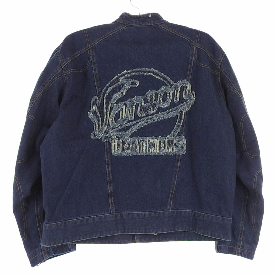 Supreme(シュプリーム)のシュプリーム 新品同様 ×Vanson Leathers Cordura Denim Jacket デニム M メンズのジャケット/アウター(Gジャン/デニムジャケット)の商品写真
