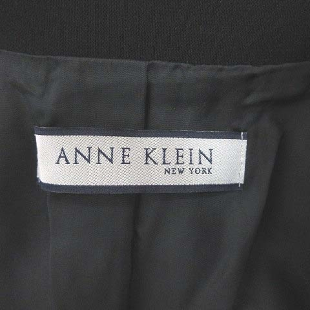 ANNE KLEIN(アンクライン)のアンクライン テーラードジャケット シングル 背抜き ストレッチ 7 黒 レディースのジャケット/アウター(その他)の商品写真