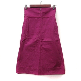 マカフィー(MACPHEE)のマカフィー  台形スカート ロング 32 紫 パープル /YI(ロングスカート)