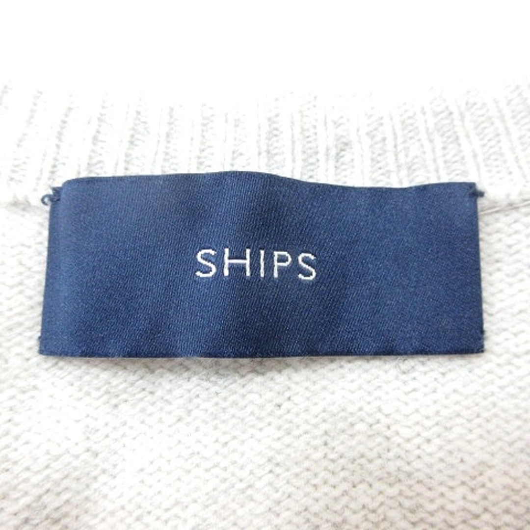 SHIPS(シップス)のシップス SHIPS カーディガン ニット ウール カシミヤ混 ライトグレー レディースのトップス(カーディガン)の商品写真