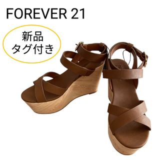 フォーエバートゥエンティーワン(FOREVER 21)の新品タグ付き Forever21 フォーエバートゥエンティーワン 厚底サンダル(サンダル)