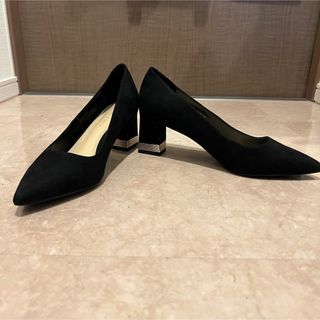 チャールズアンドキース(Charles and Keith)のメタリック アクセントヒール パンプス （Black）(ハイヒール/パンプス)