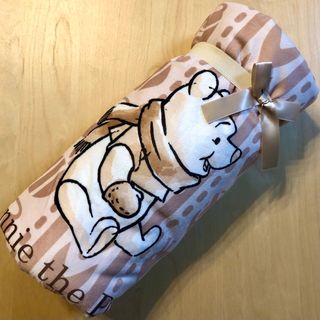 ディズニー(Disney)の新品★ブランケット　Winnie the Pooh　くまのプーさん　ベージュ(キャラクターグッズ)