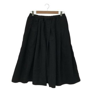 ブラックコムデギャルソン(BLACK COMME des GARCONS)の【美品】  BLACK COMME des GARCONS / ブラックコムデギャルソン | タック イージースカート | S | ブラック | レディース(ロングスカート)