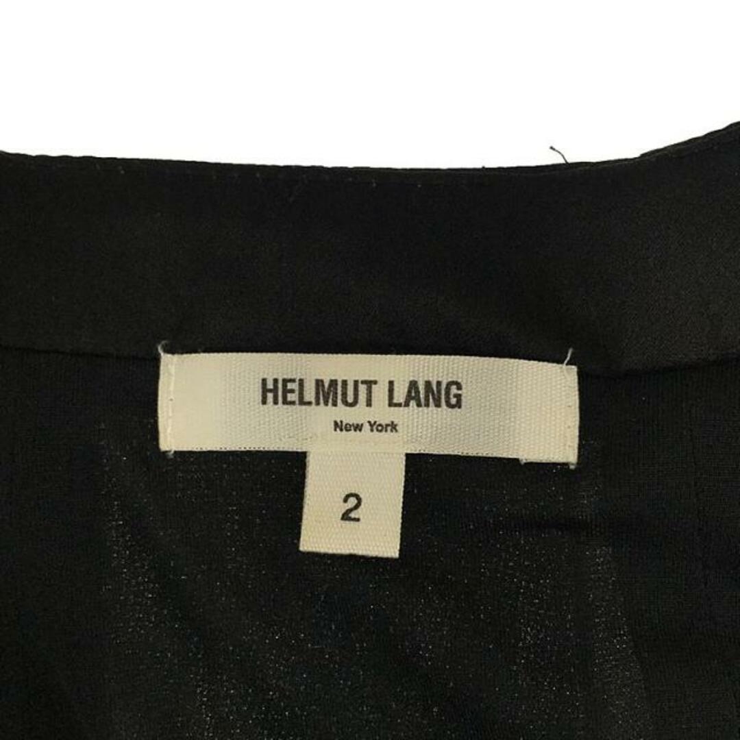 HELMUT LANG(ヘルムートラング)のHELMUT LANG / ヘルムートラング | BODY ZIPPERED DRESS ワンピース | 2 | ブラック/ホワイト | レディース レディースのワンピース(ロングワンピース/マキシワンピース)の商品写真