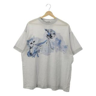 Acne Studios / アクネストゥディオズ | × Karen Kilimnik カレンキリムニックコラボ オーバーサイズ プリントTシャツ | XS | ライトブルー | レディース(Tシャツ(半袖/袖なし))