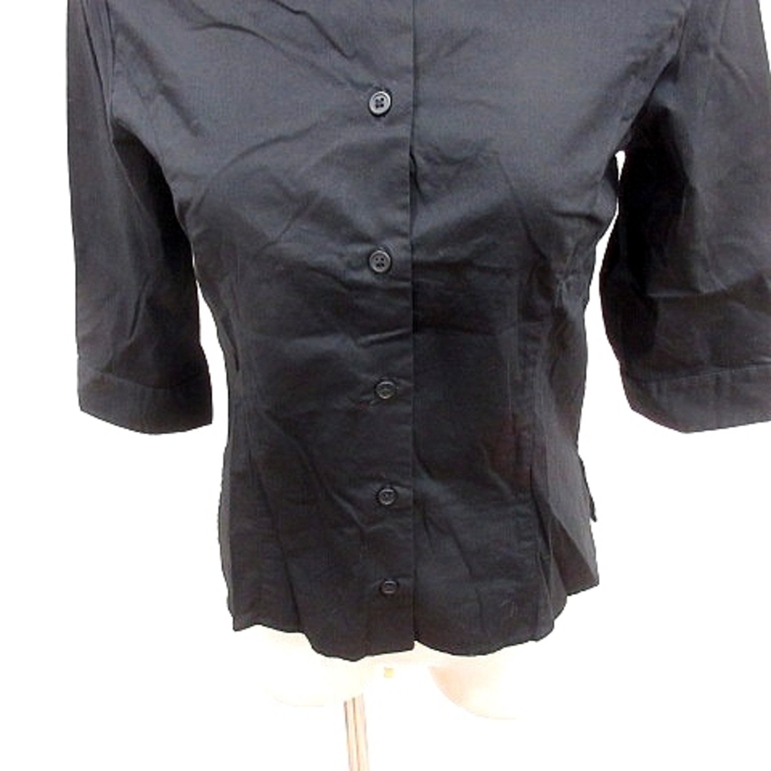 OFUON(オフオン)のオフオン ofuon シャツ ブラウス 長袖 38 黒 ブラック /RT レディースのトップス(シャツ/ブラウス(長袖/七分))の商品写真
