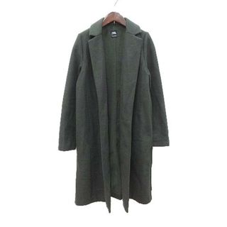 ザラ(ZARA)のザラ ZARA ロングコート テーラードカラー M 深緑 ダークグリーン /CT(その他)