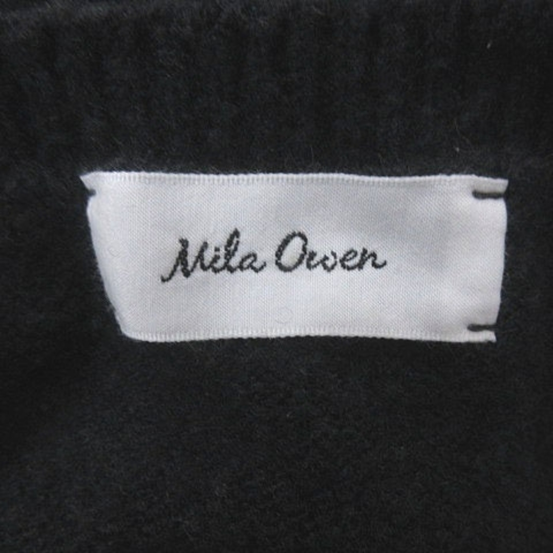 Mila Owen(ミラオーウェン)のミラオーウェン ニット セーター 切替 ストライプ 長袖 1 紺 ネイビー 白 レディースのトップス(ニット/セーター)の商品写真