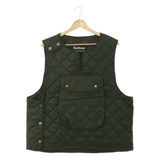 エンジニアードガーメンツ(Engineered Garments)の【美品】  Engineered Garments / エンジニアドガーメンツ | Barbour / バブアー POP QUILTED VEST / ポップキルトベスト キルティング | L | グリーン | メンズ(ベスト)