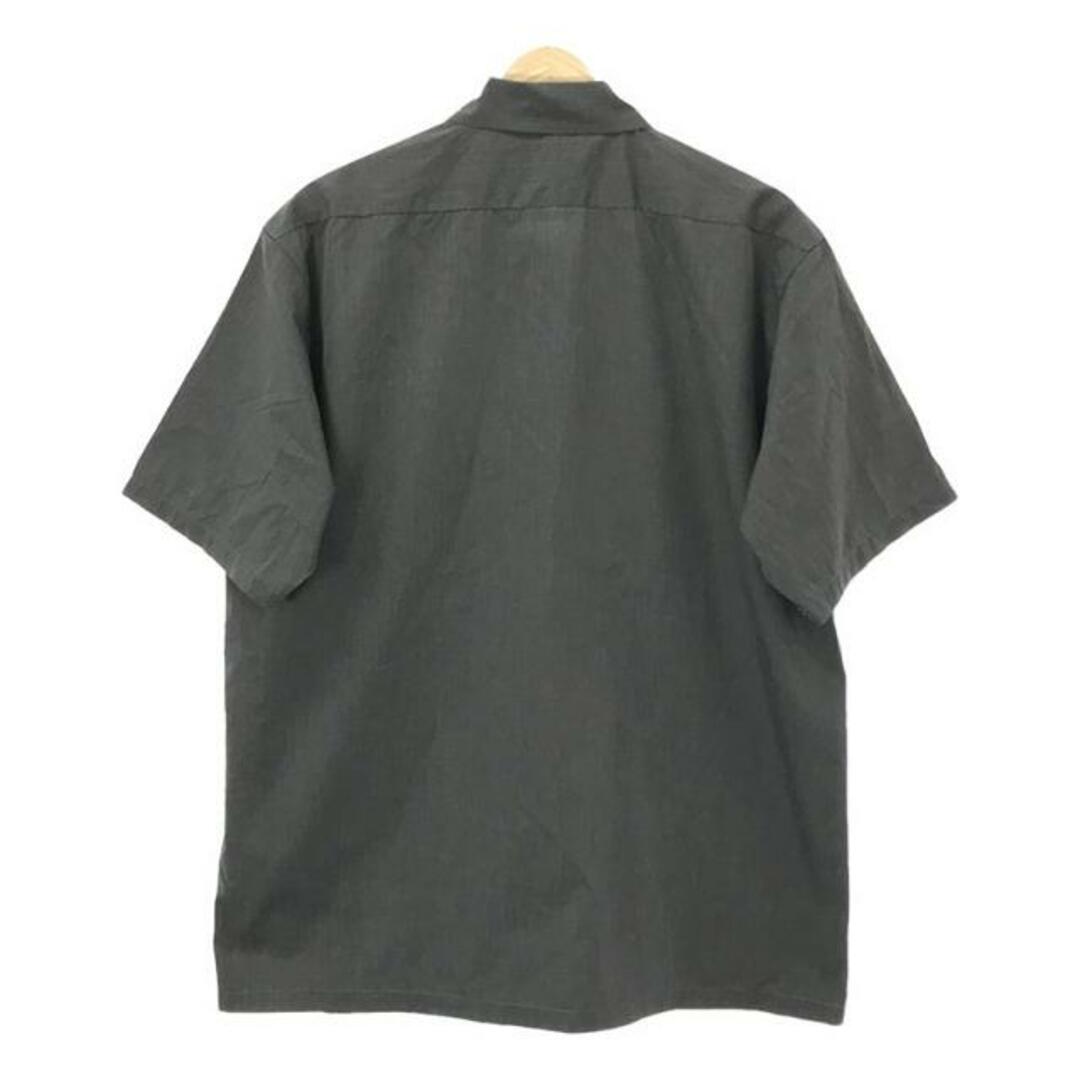 schott(ショット)のSCHOTT / ショット | コットン オープンカラーシャツ | L | グレー | メンズ メンズのトップス(Tシャツ/カットソー(半袖/袖なし))の商品写真