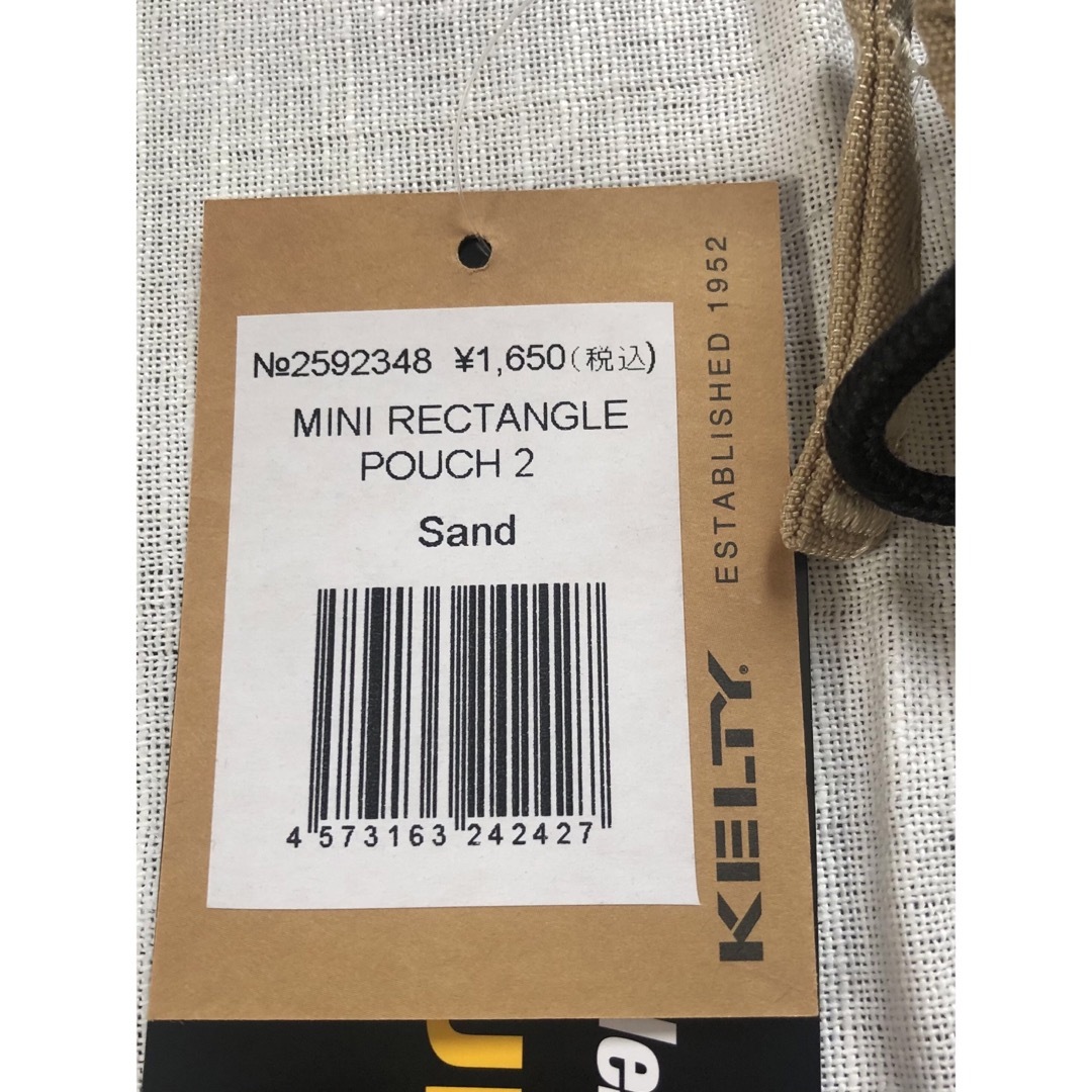 KELTY(ケルティ)の《最終お値下げ‼︎》新品・タグ付き　KELTY コインケース（sand） メンズのファッション小物(コインケース/小銭入れ)の商品写真