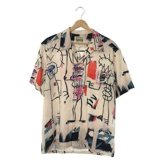 ワコマリア(WACKO MARIA)の【美品】  WACKO MARIA / ワコマリア | JEAN MICHEL BASQUIAT/ S/S HAWAIIAN SHIRT (TYPE-3) オープンカラーシャツ | M | マルチカラー | メンズ(Tシャツ/カットソー(半袖/袖なし))