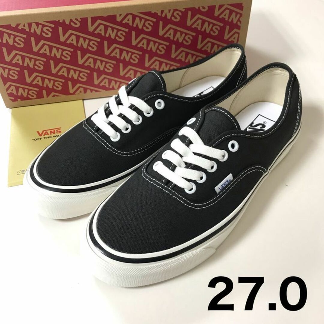 27.0cm 新品 VANS Authentic 44 DX Anaheim 黒 | フリマアプリ ラクマ