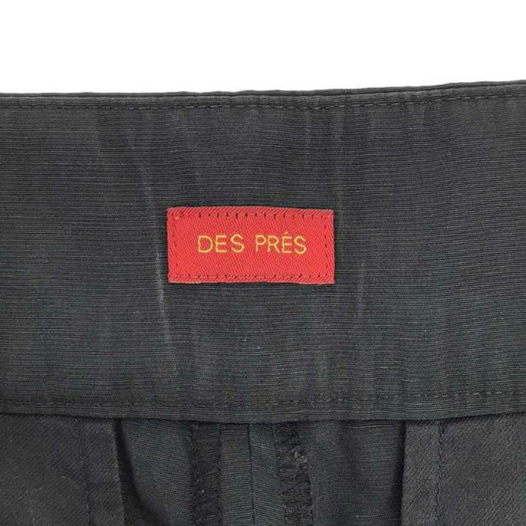 DES PRES(デプレ)のDES PRES / デプレ | ポリエステルリネン サイドジップワイドパンツ | 38 | ネイビー | レディース レディースのパンツ(その他)の商品写真