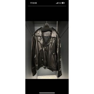 Chrome Hearts - クロムハーツ 新品 SLUFF LTHR ライダース レザージャケット サイズL