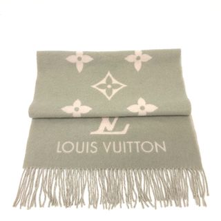 ルイヴィトン(LOUIS VUITTON)のルイヴィトン LOUIS VUITTON 不明 モノグラム フリンジマフラー マフラー カシミヤ グレー(マフラー/ショール)