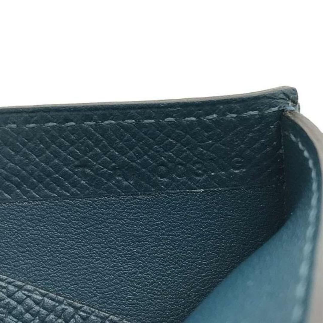 Hermes(エルメス)の【美品】  HERMES / エルメス | ヴォーエプソン 2つ折り 札入れ 長財布 | コルヴェール ブルー | レディース レディースのファッション小物(財布)の商品写真