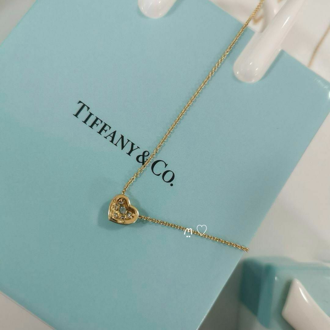 Tiffany & Co.(ティファニー)のティファニー　ハートパヴェダイヤモンドネックレス　Ꮶ18ゴールド　ペンダント レディースのアクセサリー(ネックレス)の商品写真