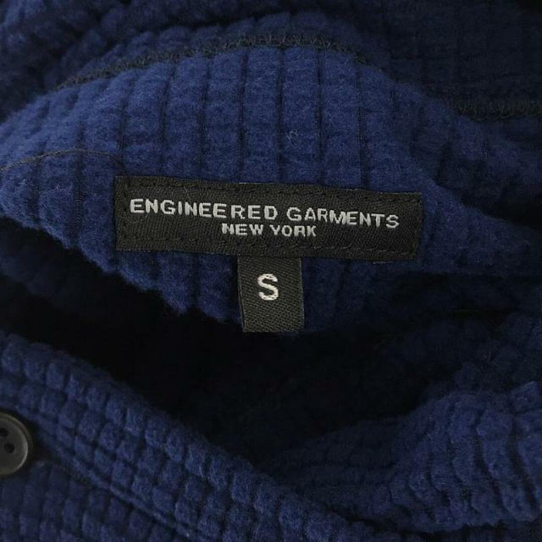 Engineered Garments(エンジニアードガーメンツ)の【美品】  Engineered Garments / エンジニアドガーメンツ | Long Sleeve Hoody -Polyester Waffle / ワッフル プルオーバーパーカー | S | ネイビー | メンズ メンズのトップス(スウェット)の商品写真