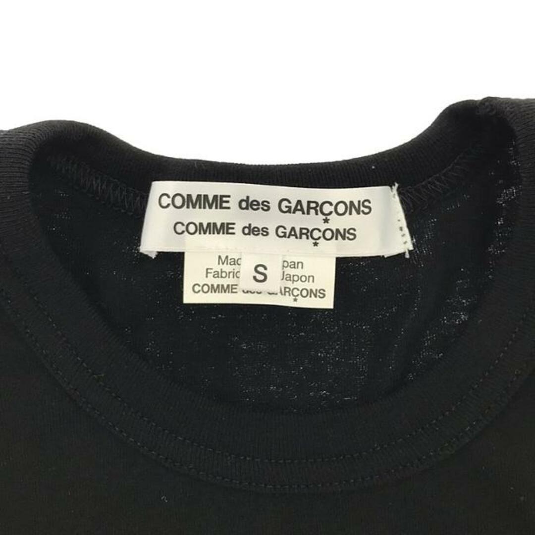 COMME des GARCONS COMME des GARCONS(コムデギャルソンコムデギャルソン)の【美品】  COMME des GARCONS COMME des GARCONS / コムコム | AD2023 | コットン クルーネックTシャツ | S | ブラック | レディース レディースのトップス(Tシャツ(半袖/袖なし))の商品写真