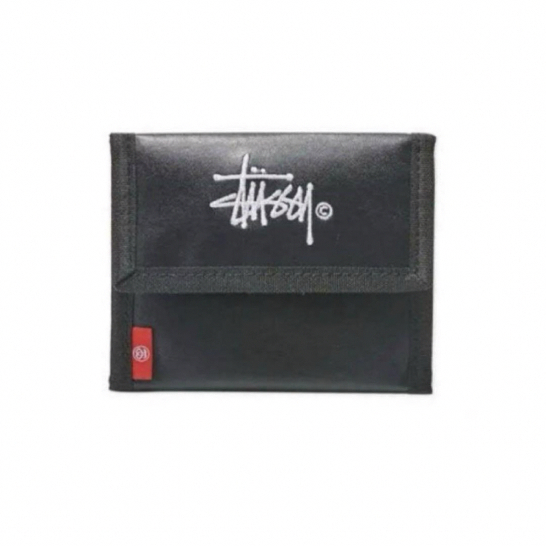 STUSSY(ステューシー)の《付録》 STUSSY（ステューシー）ロゴ刺繍入りウォレット メンズのファッション小物(折り財布)の商品写真