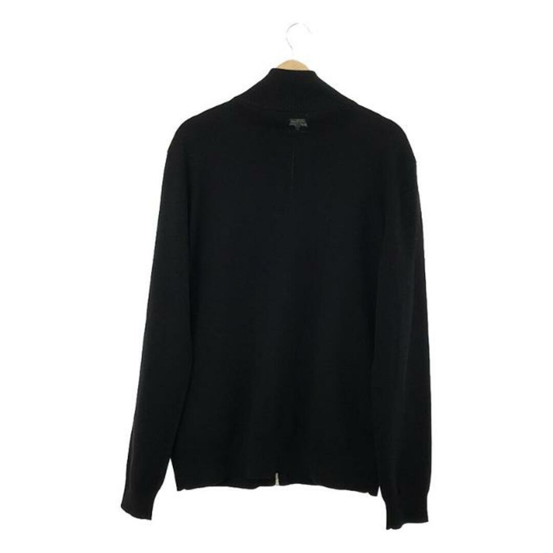 【美品】 PRADA / プラダ | 三角ロゴプレート ナイロン ニット切替 ハイネックブルゾン | 54 | ブラック | メンズ 【美品】 PRADA / プラダ | 三角ロゴプレート ナイロン ニット切替 ハイネックブルゾン | 54 | ブラック | メンズ