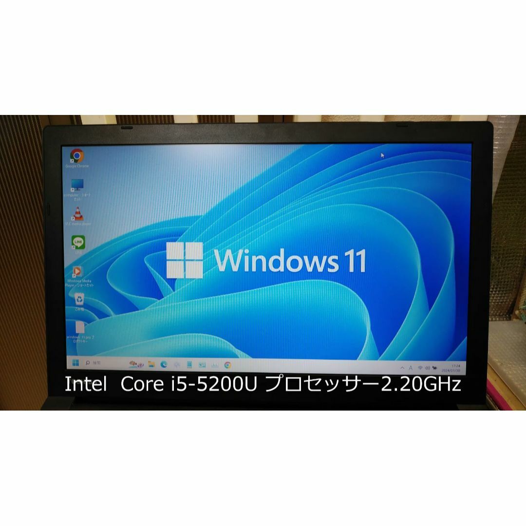 東芝(トウシバ)の☆ノートパソコン Windows 11認証済、Corei5-5200U R-5 スマホ/家電/カメラのPC/タブレット(ノートPC)の商品写真