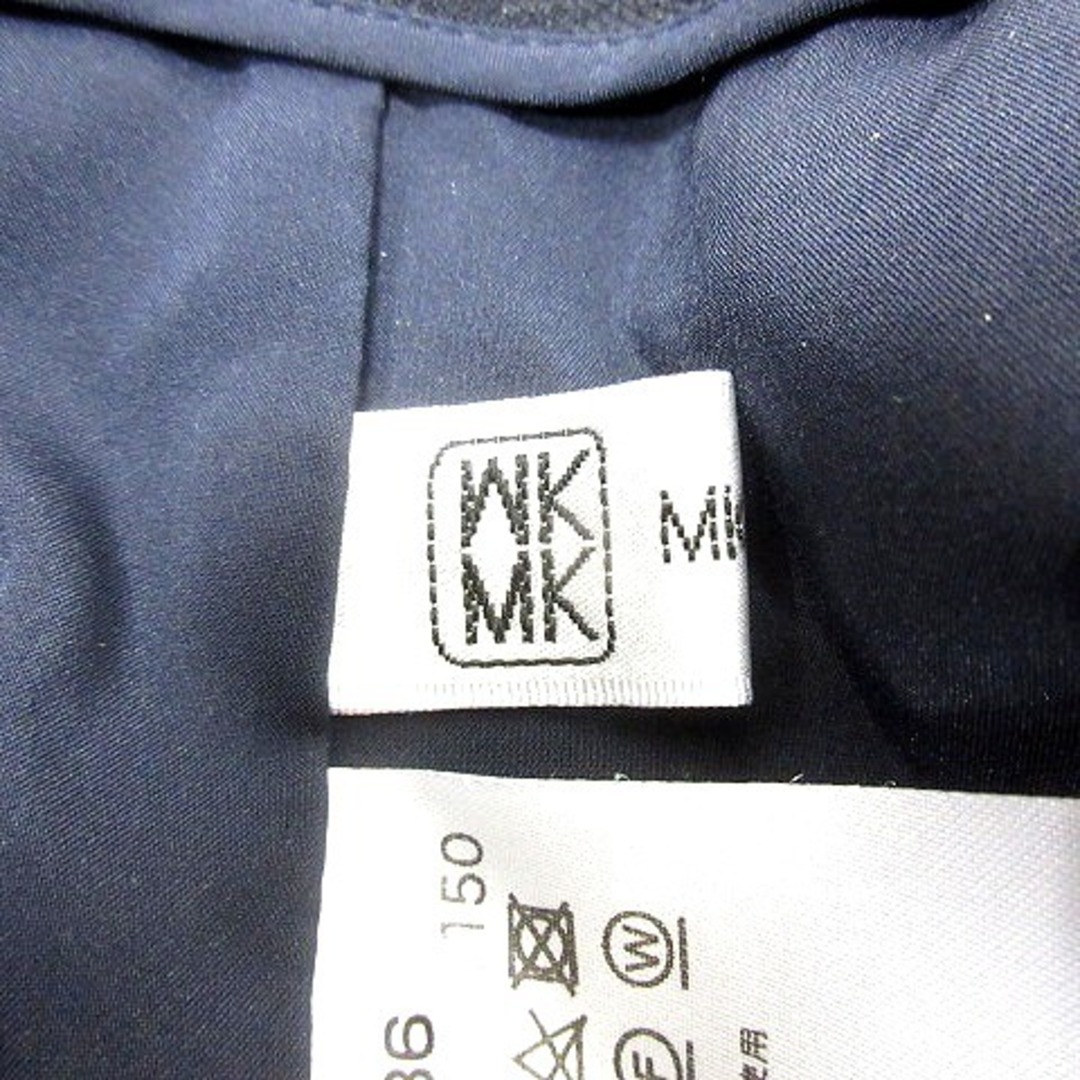 MK MICHEL KLEIN(エムケーミッシェルクラン)のエムケー ミッシェルクラン ストレートパンツ スラックス 36 紺 ネイビー レディースのパンツ(その他)の商品写真