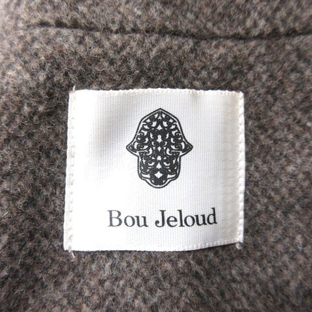 Bou Jeloud(ブージュルード)のブージュルード Bou Jeloud コート 総裏地 ダブル 38 茶 ブラウン レディースのジャケット/アウター(その他)の商品写真