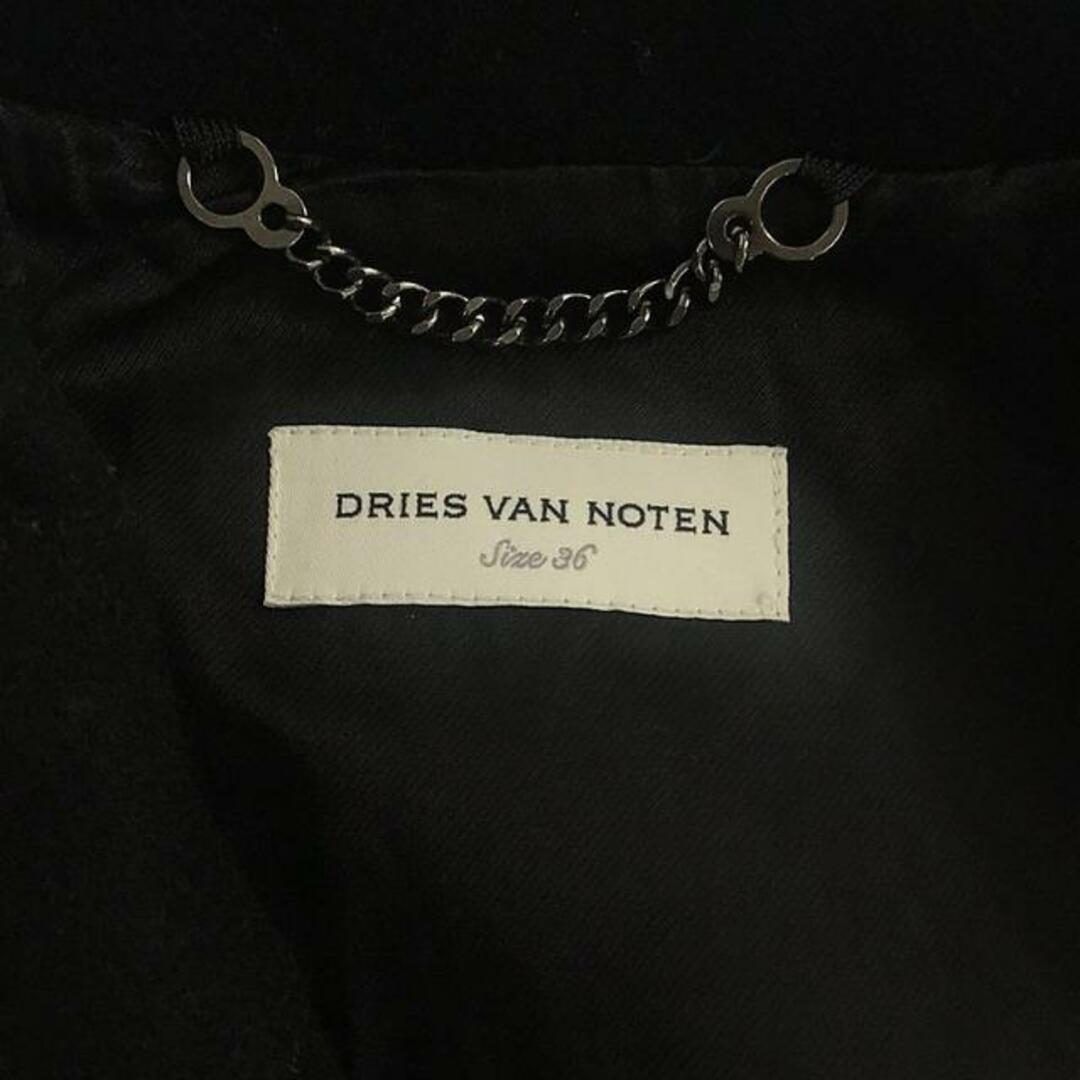 DRIES VAN NOTEN(ドリスヴァンノッテン)の【美品】  DRIES VAN NOTEN / ドリスヴァンノッテン | ウール CPOジャケット ユニセックス | 36 | ブラック | レディース レディースのジャケット/アウター(その他)の商品写真