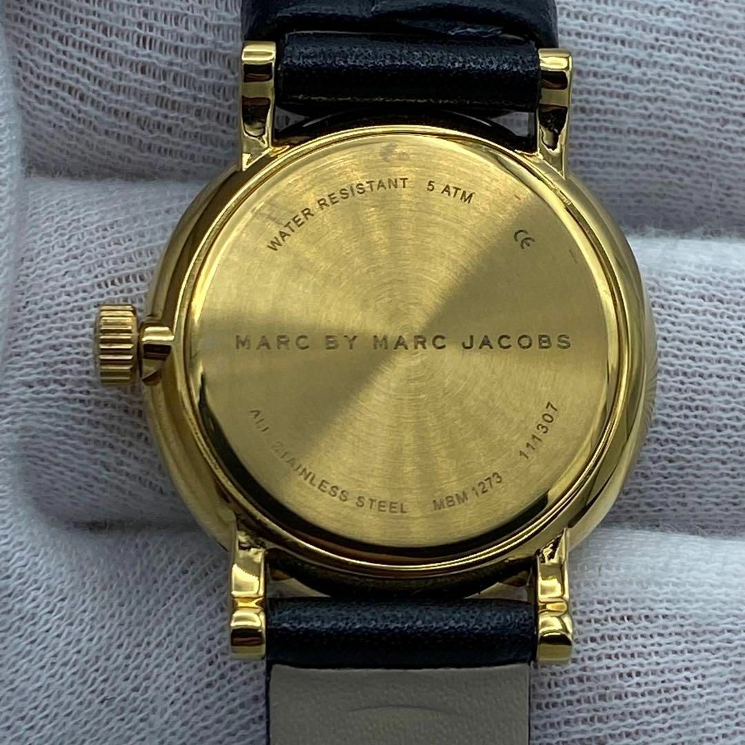 MARC BY MARC JACOBS(マークバイマークジェイコブス)の《美品　稼動品》　マークバイマークジェイコブス　ブラック文字盤　レディース腕時計 レディースのファッション小物(腕時計)の商品写真