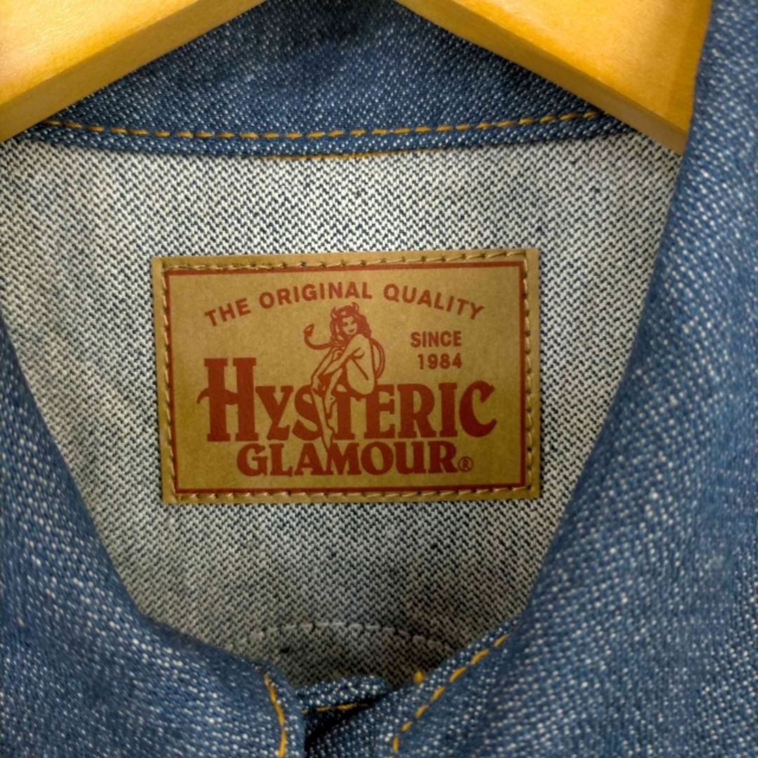 HYSTERIC GLAMOUR(ヒステリックグラマー)のHYSTERIC GLAMOUR(ヒステリックグラマー) メンズ アウター メンズのジャケット/アウター(Gジャン/デニムジャケット)の商品写真