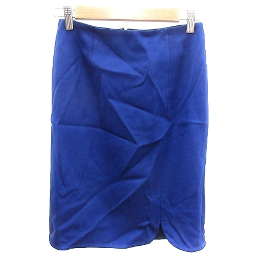 Ballsey(ボールジィ)のボールジー BALLSEY タイトスカート ひざ丈 ウール 34 青 ブルー レディースのスカート(ひざ丈スカート)の商品写真