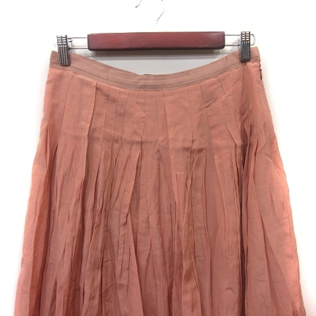 ROPE’(ロペ)のロペ  フレアスカート ギャザー ロング 40 ピンクベージュ /YI ■MO レディースのスカート(ロングスカート)の商品写真